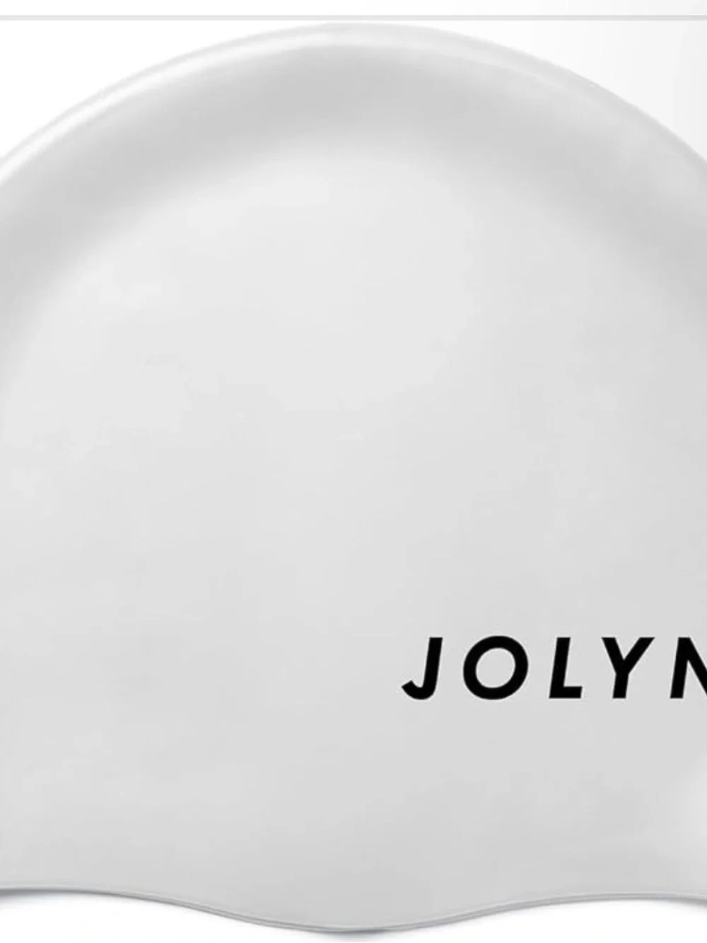 Jolyn Clothing White Silicone Swim-Style Skincare Cap
